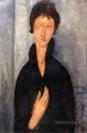 woman with blue eyes 1918 Amedeo Modigliani